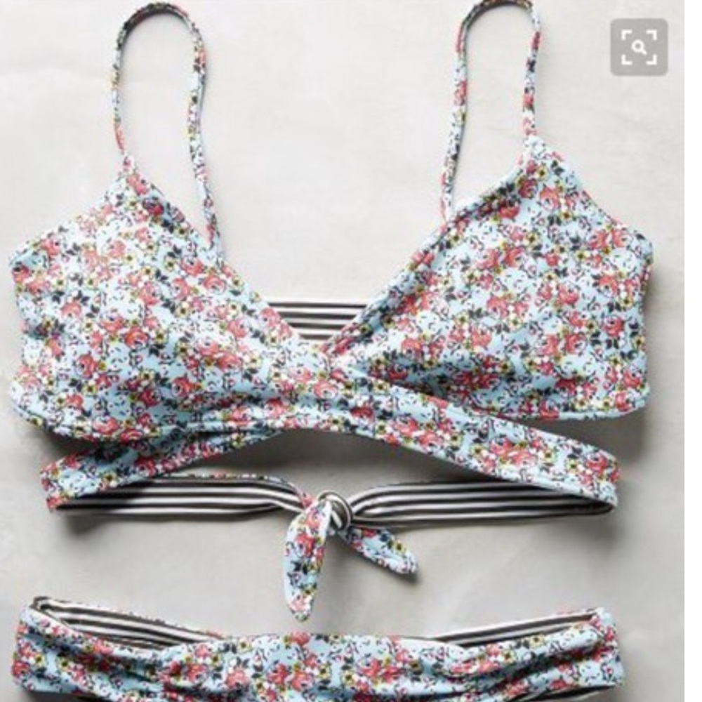 LSPACE wrap bikini top